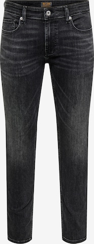 Jeans 'ONSWARP' di Only & Sons in nero: frontale