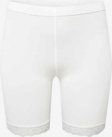 Vero Moda Curve Skinny Leggings 'LENNON' in White: front