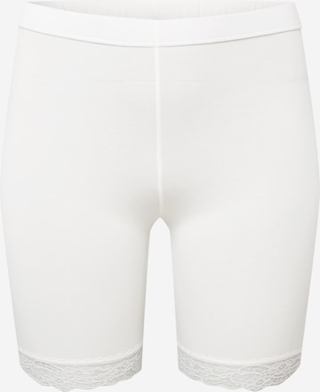 Vero Moda Curve - Skinny Leggings 'LENNON' em branco: frente