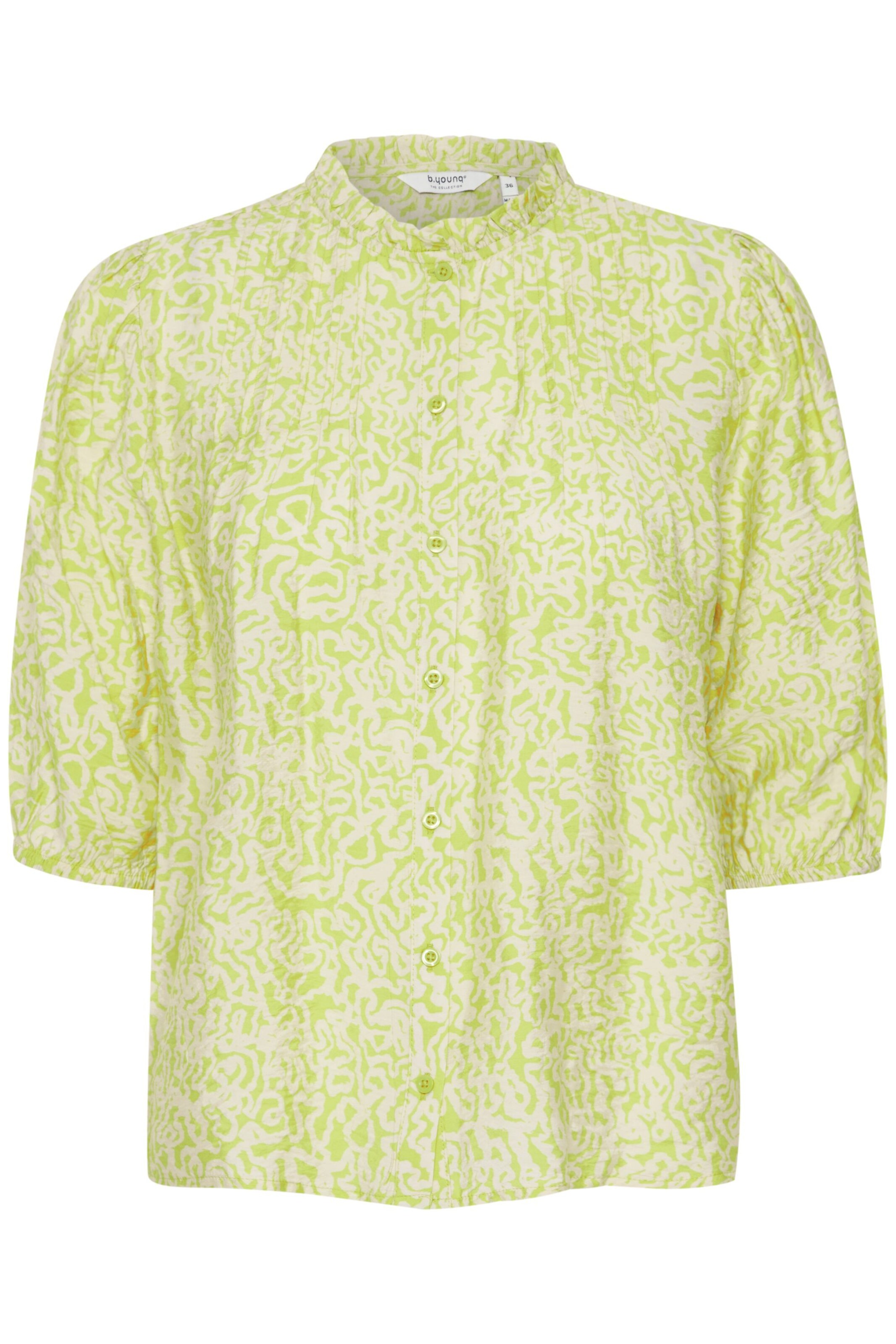b.young Blouse in Groen: voorkant