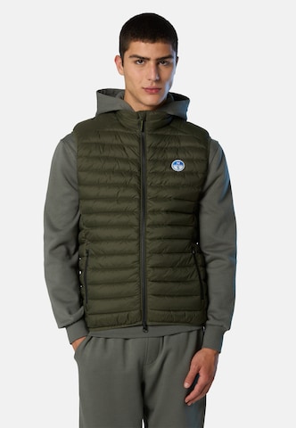 North Sails Vest i grøn: forside