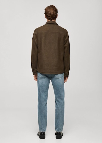 MANGO MAN Between-Season Jacket 'Rac' in Brown