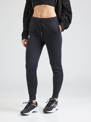 UNDER ARMOUR Tapered Παντελόνι φόρμας σε μαύρο: μπροστά