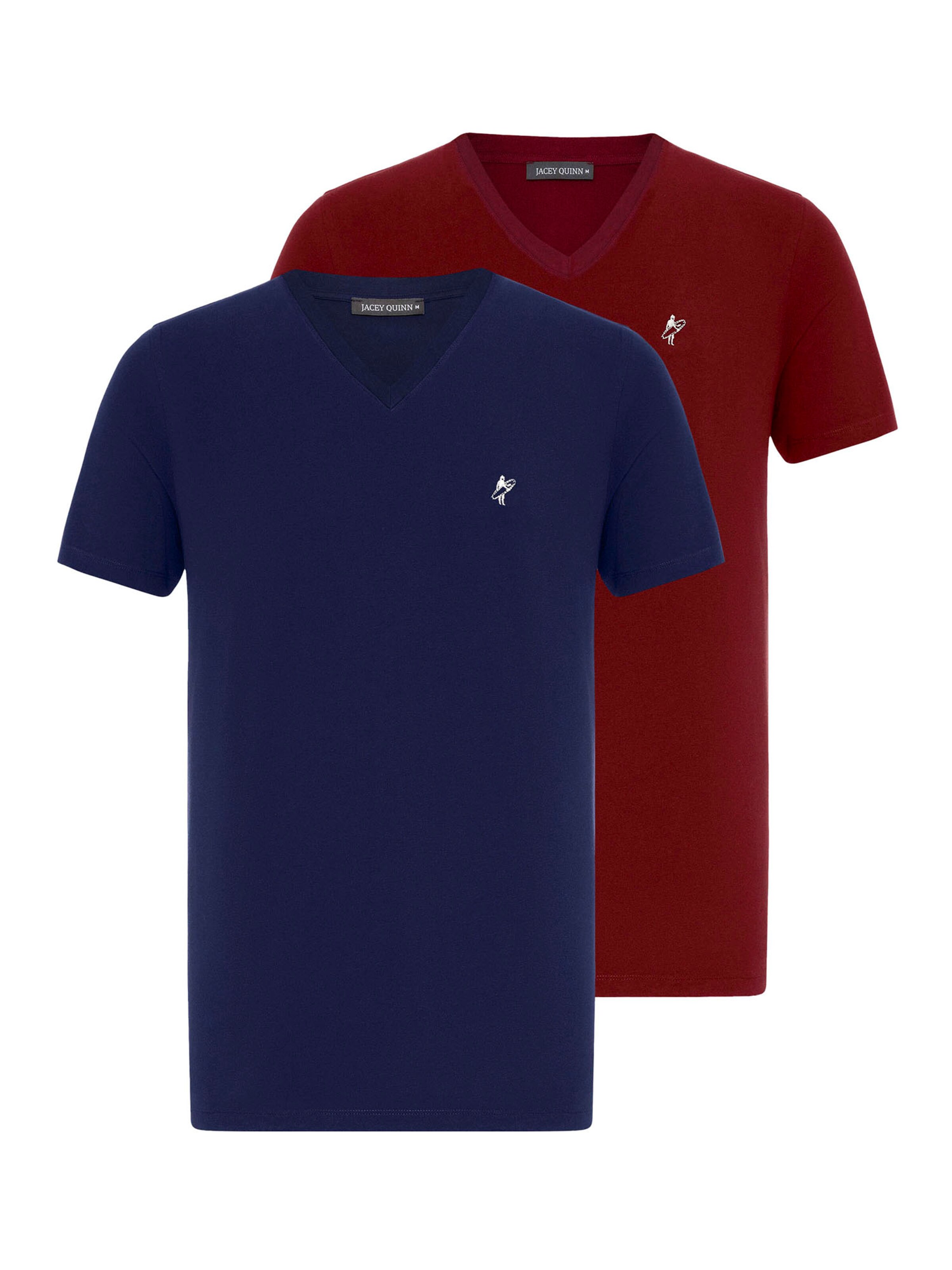 Jacey Quinn - Camiseta en azul: frente