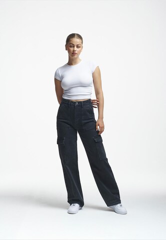 Loosefit Jeans cargo 'Kiran' di 2Y Premium in nero