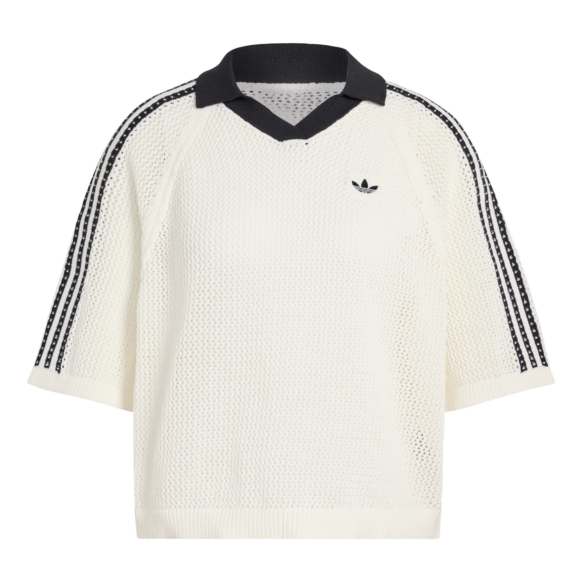 Top di ADIDAS ORIGINALS in bianco: frontale