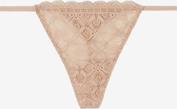 INTIMISSIMI Thong in Beige: front