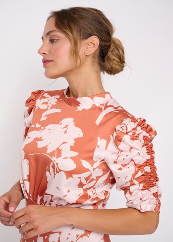 Robe de cocktail KLEO en orange