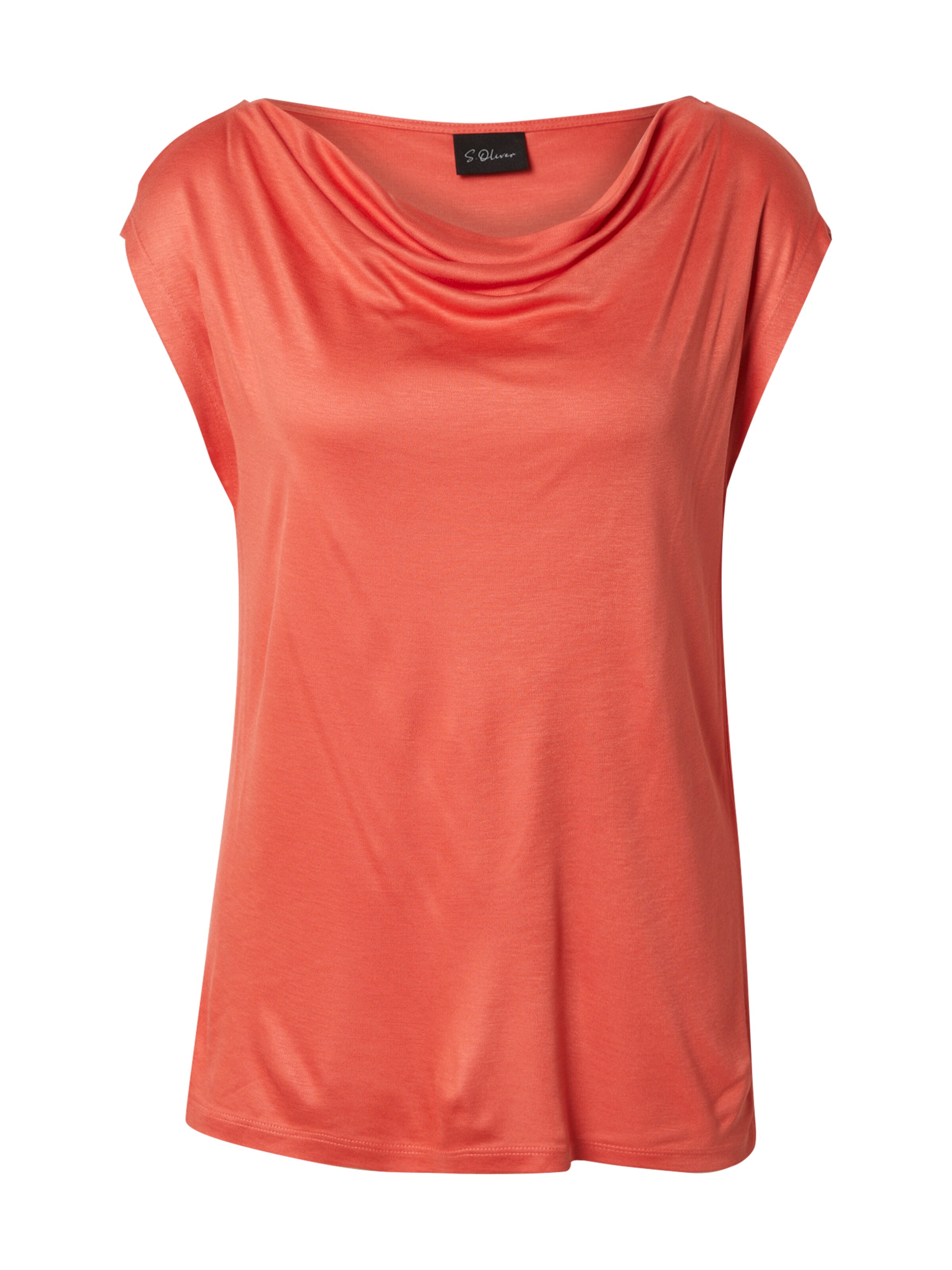 s.Oliver BLACK LABEL Tričko – oranžová: přední strana