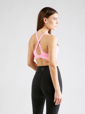 ADIDAS PERFORMANCE Bustier Biustonosz sportowy w kolorze różowy