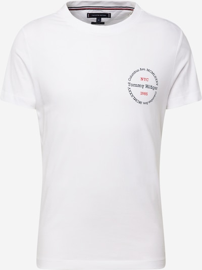 TOMMY HILFIGER Koszulka w kolorze ognistoczerwony / czarny / białym, Podgląd produktu