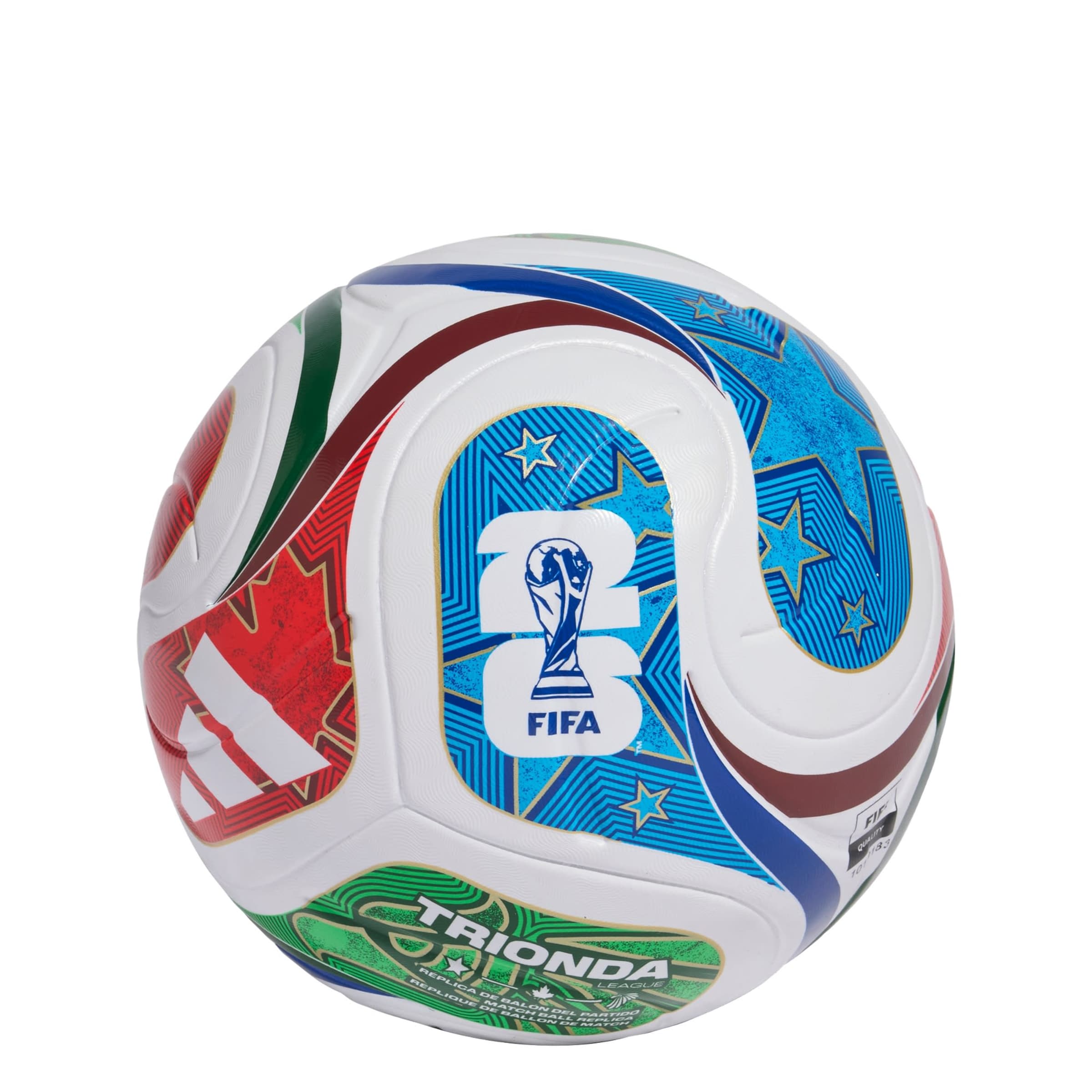 Pallone 'Fifa World Cup 26™ League' di ADIDAS PERFORMANCE in bianco: frontale