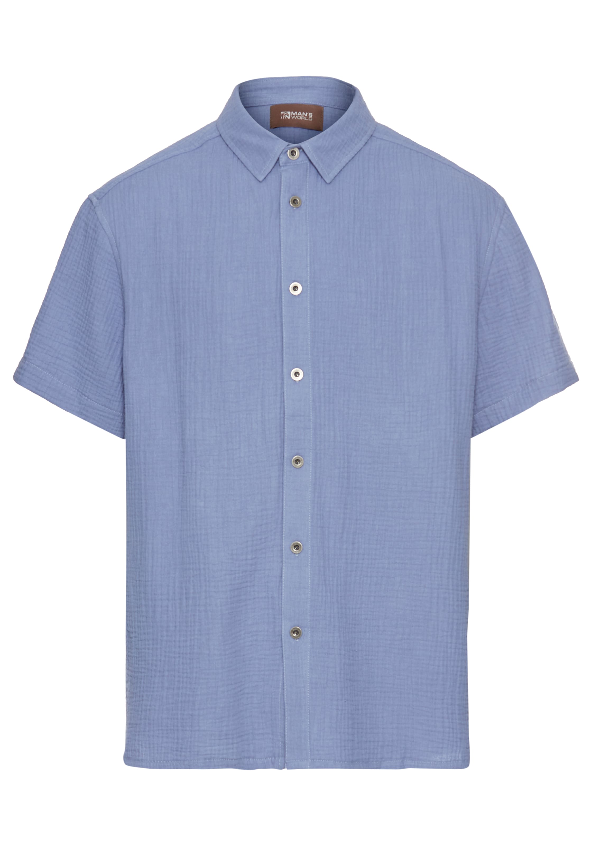 Man's World Comfort fit Business Shirt in Blue: front