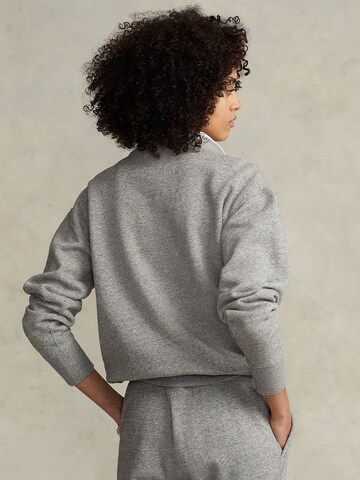 Polo Ralph Lauren Sweatshirt 'LS PO-LONG SLEEVE-KNIT' in Grey