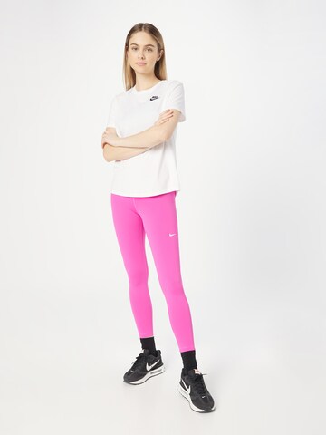 NIKE Skinny Workout Pants in Pink