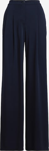 Lauren Ralph Lauren Wide leg Bandplooibroek 'CHABRELL' in Blauw: voorkant