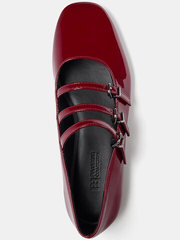 Ballerines à lanières Pull&Bear en rouge