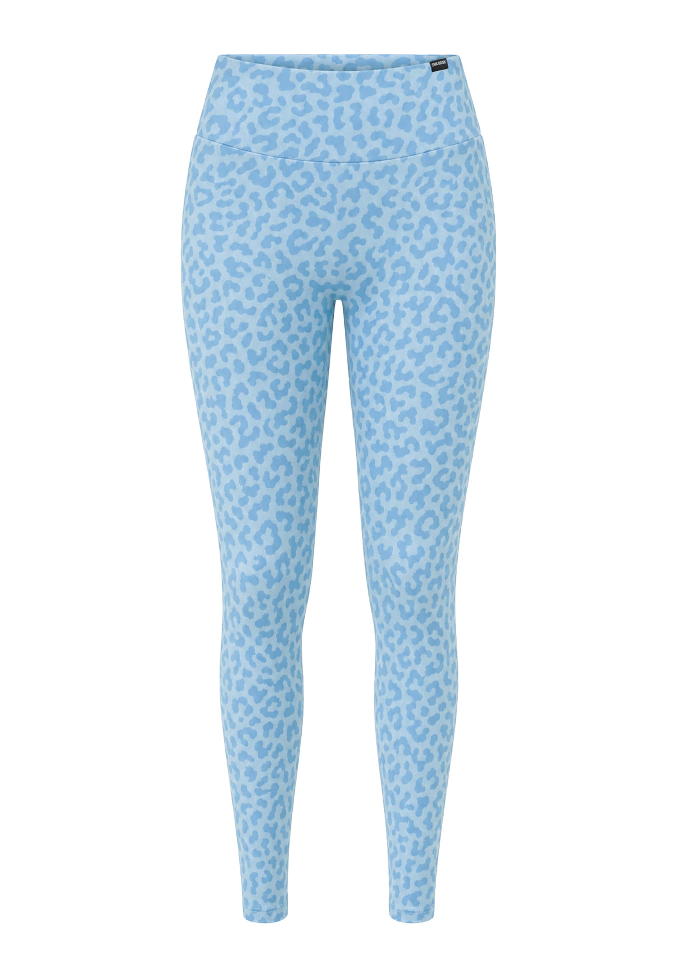 Leggings ' Velvara ' Smilodox en bleu : devant