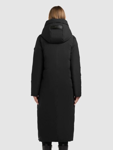 khujo Mantel 'Dawi2' in Schwarz