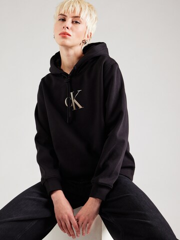 Calvin Klein Jeans Μπλούζα φούτερ σε μαύρο: μπροστά
