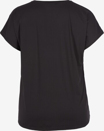 T-shirt fonctionnel 'Abasic' Active by Zizzi en noir