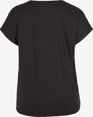 Active by Zizzi Performance Shirt 'Abasic' in Black