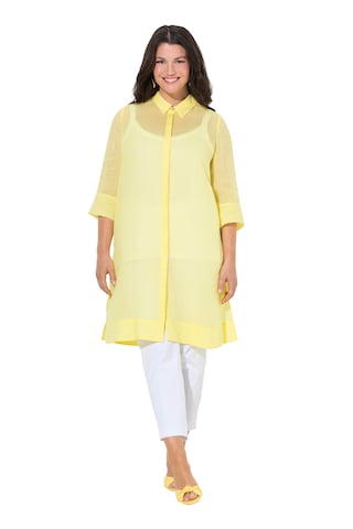 Ulla Popken Bluse in Gelb: Vorderseite