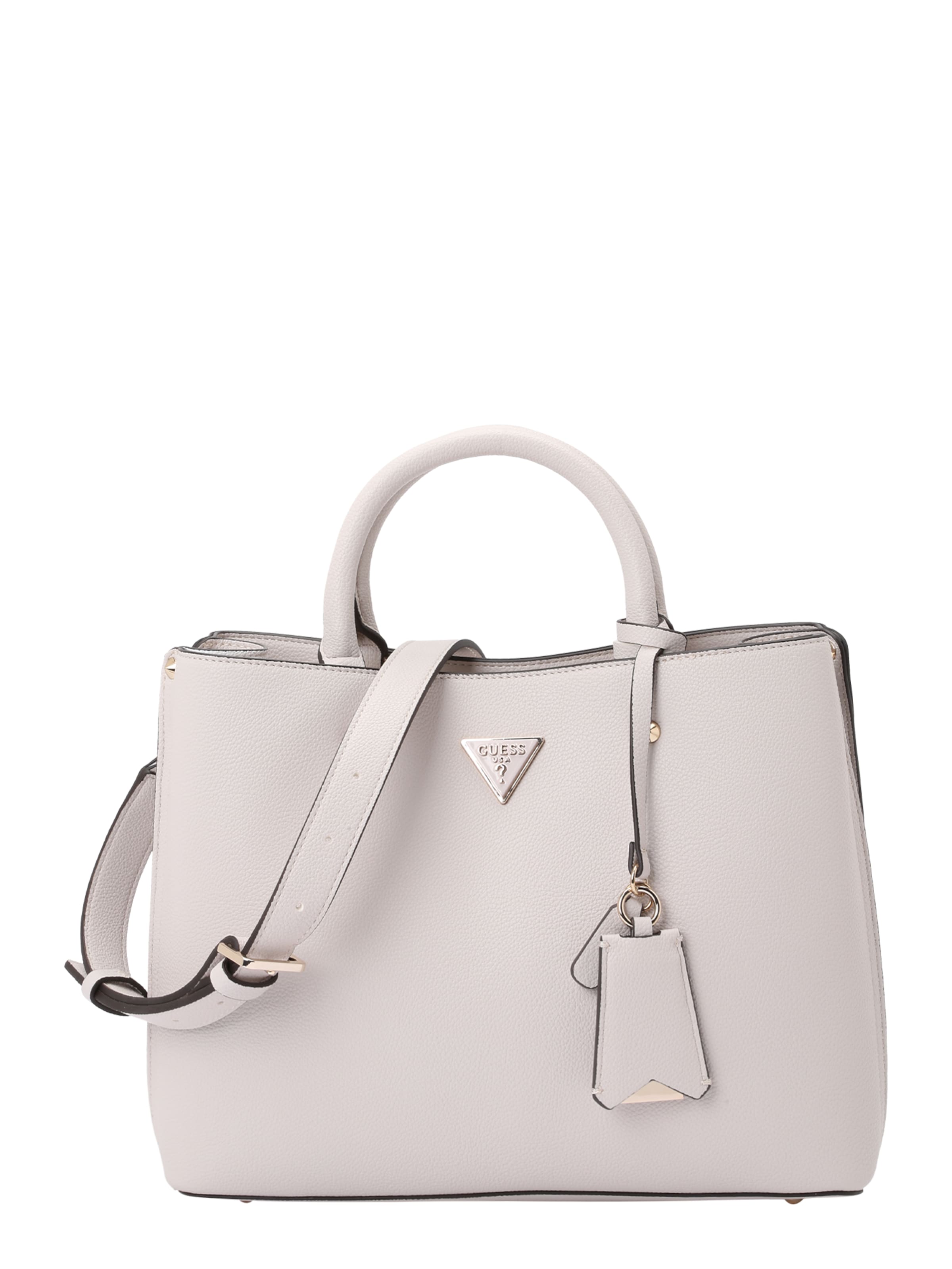 GUESS - Malas de tiracolo 'MERIDIAN II GIRLFRIEND SATCHEL' em branco: frente