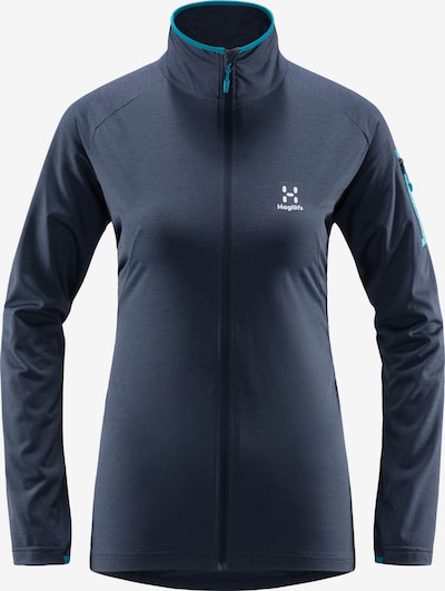 Haglöfs Athletic Fleece Jacket 'Mirre Mid' in Blue / White, Item view
