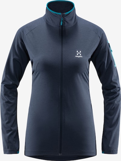 Haglöfs Funktionsfleecejacke 'Mirre Mid' in blau / weiß, Produktansicht