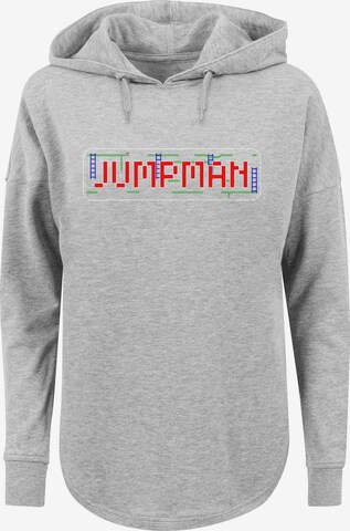 F4NT4STIC Sweatshirt 'Jumpman' in Grijs: voorkant