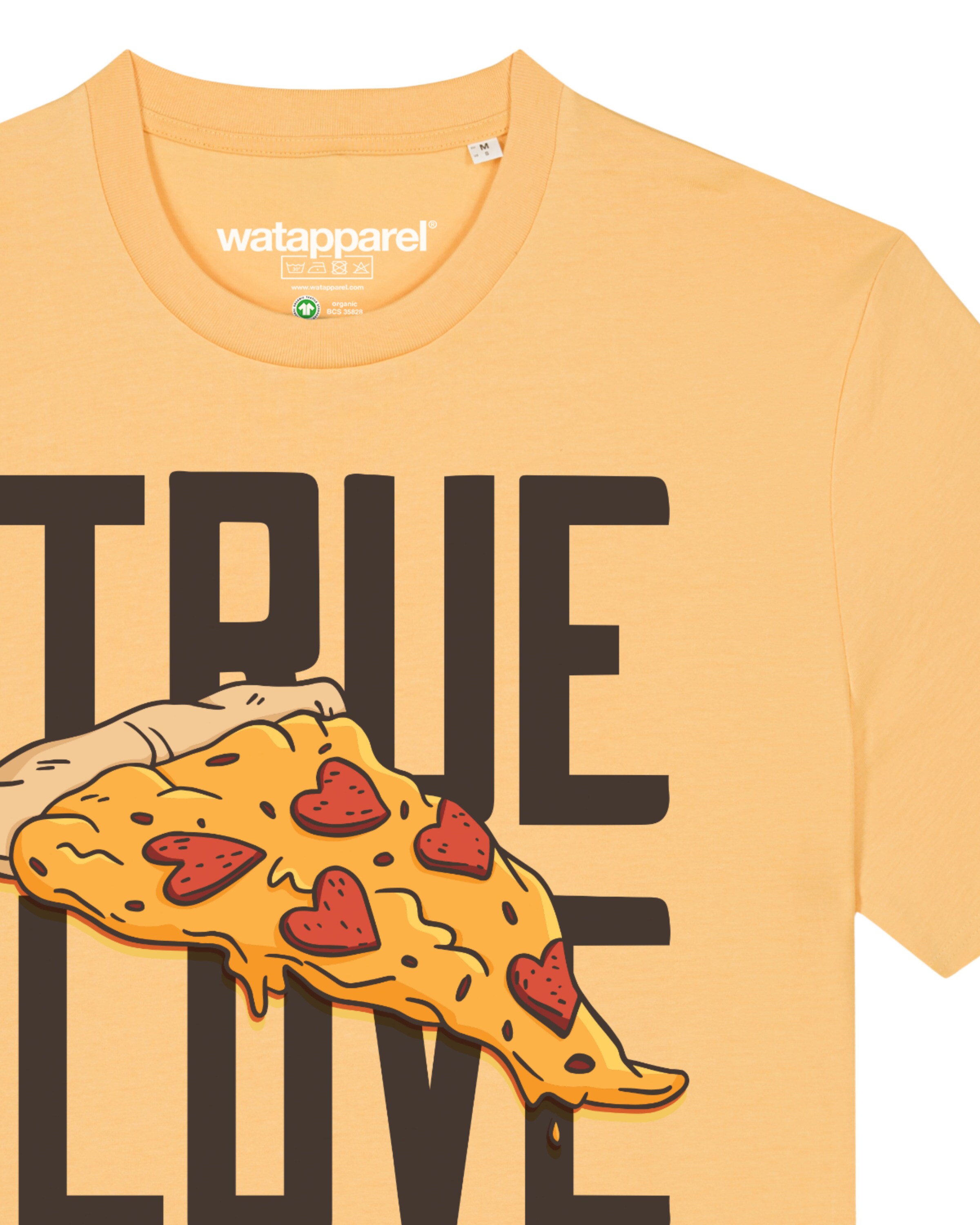 Maglietta ' True Love ' di Watapparel in arancione