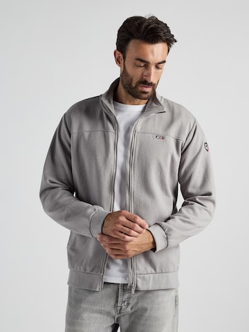 JCC Sweatvest in Grijs: voorkant