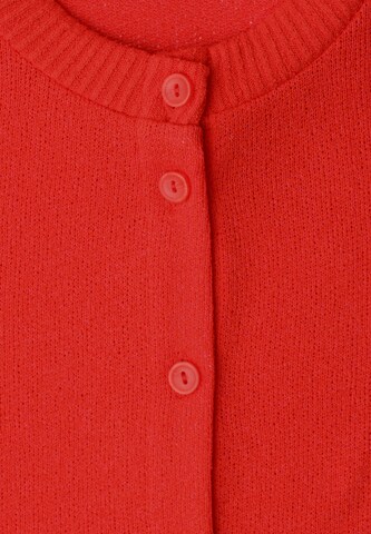 Street One Studio Knit Cardigan in Red