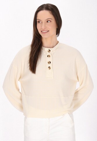 usha BLUE LABEL Sweatshirt 'Fashion Look' in Beige: voorkant