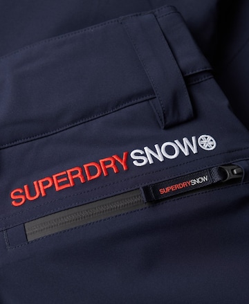 Regular Pantalon outdoor Superdry en bleu