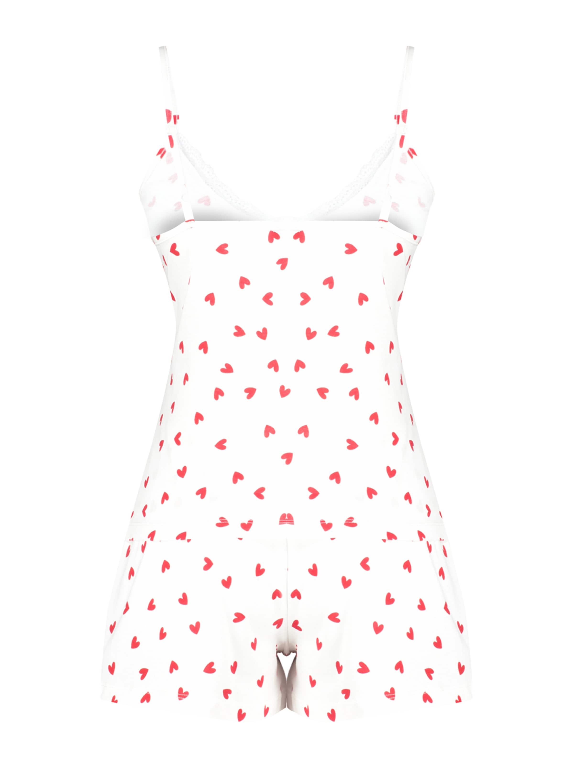 TrendyolKratke hlače za spavanje - bijela boja