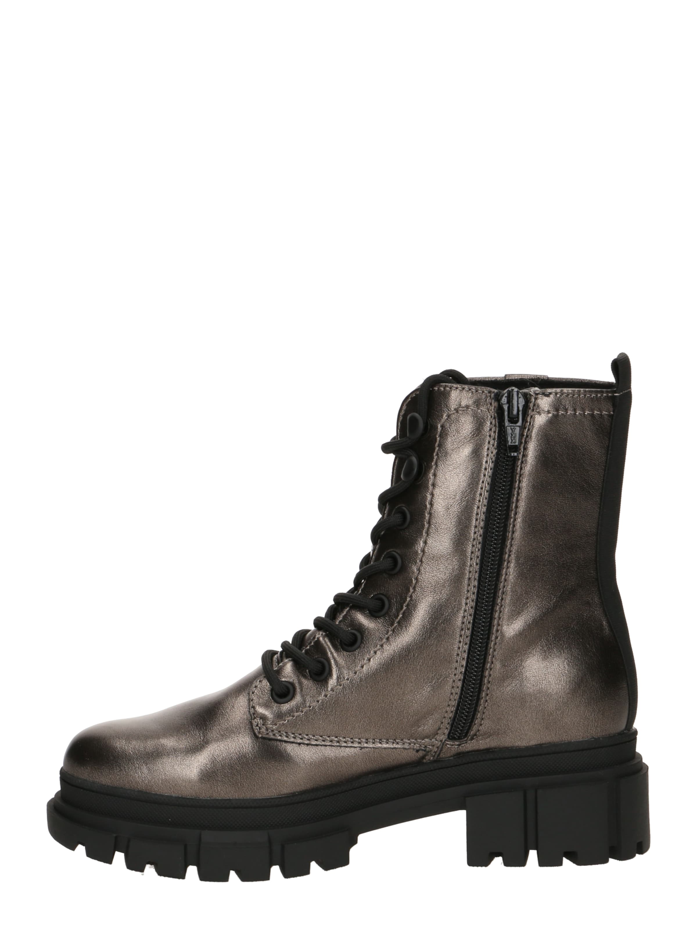 s.Oliver Botki sznurowane w kolorze szary