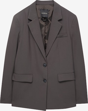 Pull&Bear Blazer in Brown: front