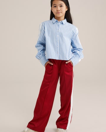 WE Fashion Bluse in Blau