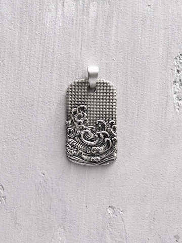 REYTEL Anhänger 'WELLEN'‌‌‌‌‌‌ in Silber: Vorderseite