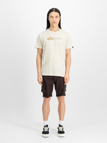 Maglietta di ALPHA INDUSTRIES in bianco