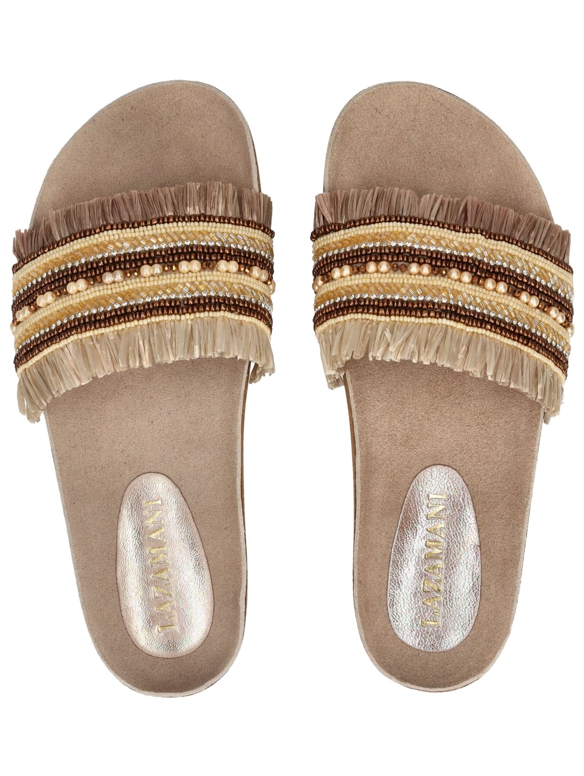 LAZAMANI Mules in Brown