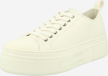 ARMANI EXCHANGE Sneakers in White: front