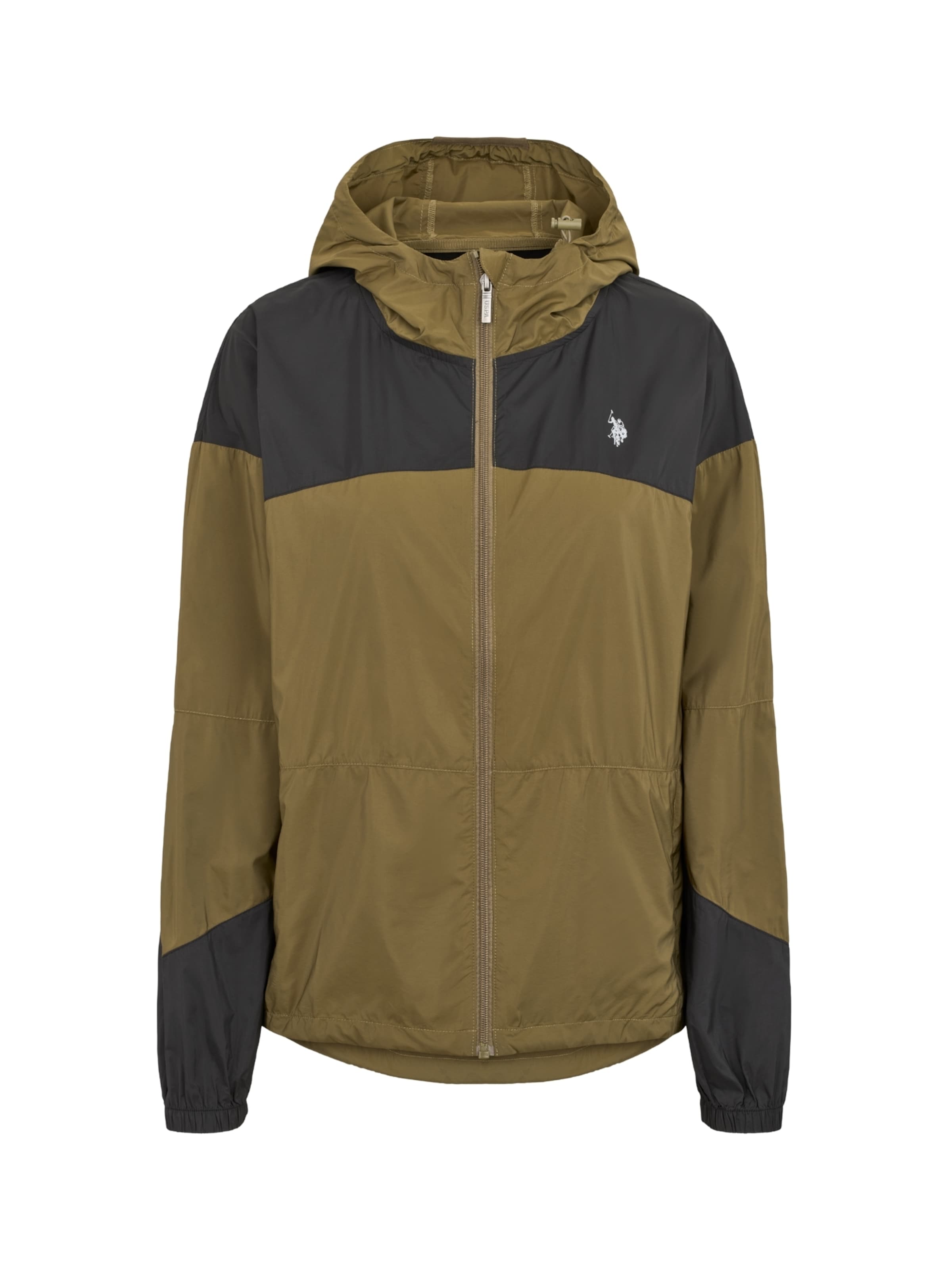 U.S. POLO ASSN. Jacke 'Idun' in Grün: Vorderseite