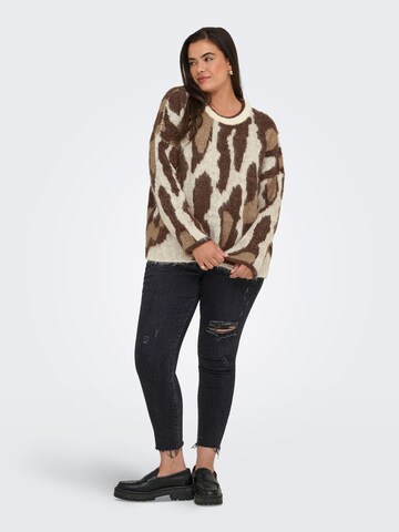 Pull-over 'CAREdelie' ONLY Carmakoma en beige