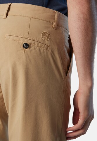 Coupe slim Pantalon chino North Sails en beige