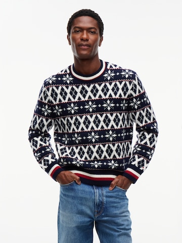 TOMMY HILFIGER Pullover in Blau: Vorderseite