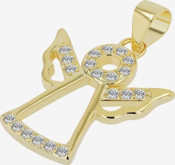 Akzent Pendant '"Eira" aus 925 Sterlingsilber, rhodiniert, langlebig' in Gold: front