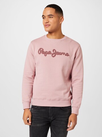 Pepe Jeans Sweatshirt 'RYAN' in Pink: predná strana